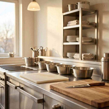 Kitchen Utensils and utensils in a modern kitchen