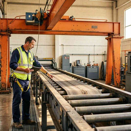 Engineer using digital tablet in a factory. Man using digital tablet.