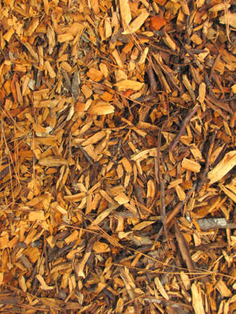 wood chipsの写真素材