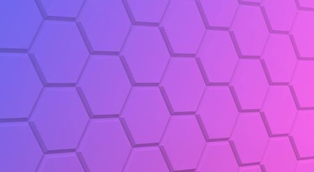 background blue pink mauve polygon hexagon abstract template emptyの写真素材