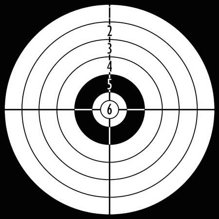 Target shooting shooter air gun compressed air rifleの写真素材