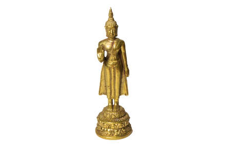 buddha isolated on a white background の写真素材