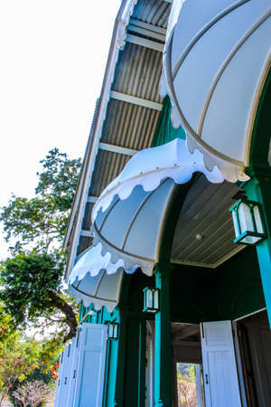 green roof at Koh Sichang in Chonburi-Thailand の写真素材