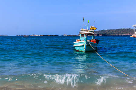 fishing boat at Thailandの写真素材