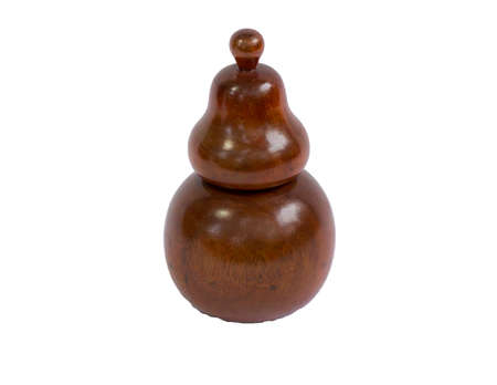 Isolation calabash wood art in thailandの写真素材