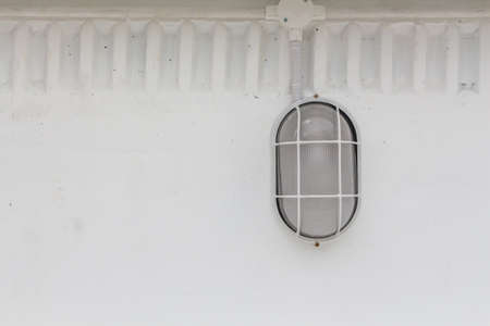 Lamp on the wall Shaped lamps.の写真素材