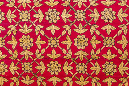 Thai wall art pattern for background.の写真素材