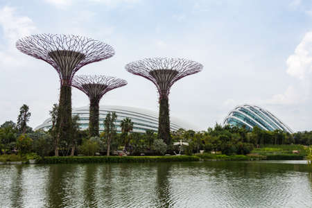Supertrees in Gardens By the Bayのeditorial素材