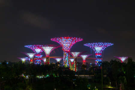 Supertrees in Gardens By the Bayのeditorial素材