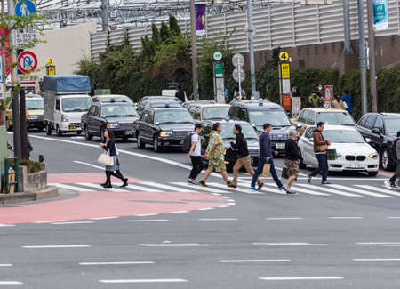 Apr 7, 2018  Tokyo, People strolling, relaxing in the walking street , Tokyo  Japanのeditorial素材