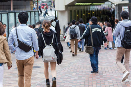 Apr 7, 2018  Tokyo, People strolling, relaxing in the walking street , Tokyo  Japanのeditorial素材