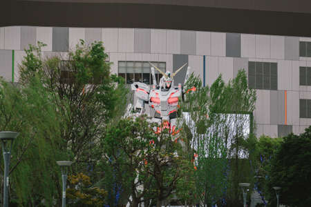 Apr 7, 2018  Tokyo,Full-size Mobile suit RX-0 Unicorn Gundam replica from the Mobile Suit Gundam Unicorn series at Diver City Tokyo Plaza - a Shopping mall in Odaiba area ,Tokyo Japanのeditorial素材