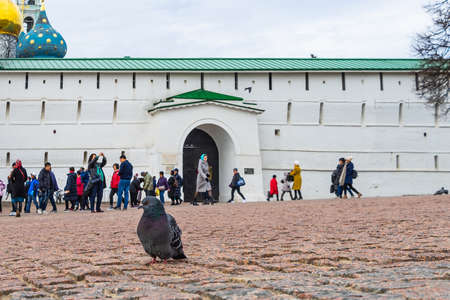 Sergiev Posad, Russia - April 14 2019: Trinity Sergius Lavra in Sergiev Posadのeditorial素材