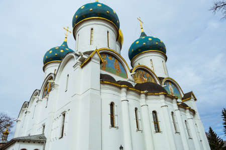 Sergiev Posad, Russia - April 14 2019: Trinity Sergius Lavra in Sergiev Posadのeditorial素材
