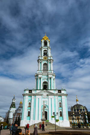 Sergiev Posad, Russia - April 14 2019:Trinity Sergius Lavra in Sergiev Posadのeditorial素材
