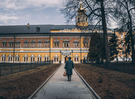 Sergiev Posad, Russia - April 14 2019:Trinity Sergius Lavra in Sergiev Posadのeditorial素材