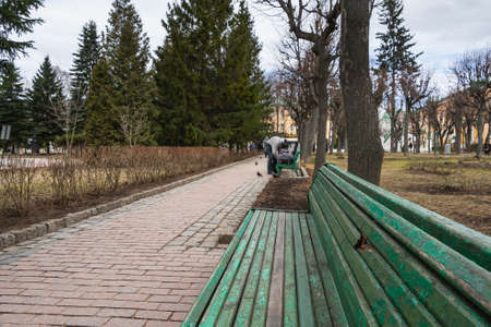 Sergiev Posad, Russia - April 14 2019: Trinity Sergius Lavra in Sergiev Posadのeditorial素材