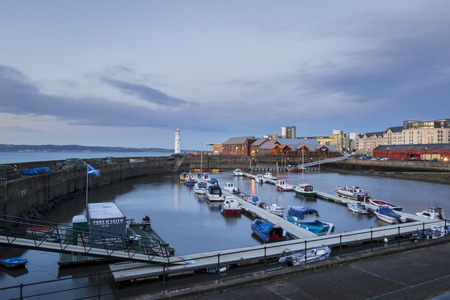 Newhaven bay marina Edinburghのeditorial素材