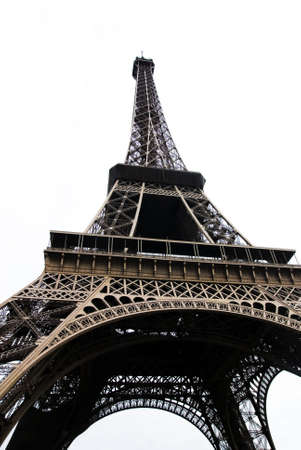 Tour d'Eiffel on a white backgroundTour d'Eiffel on a white backgroundの写真素材