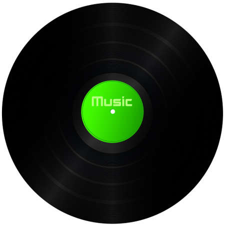 vinyl recordのイラスト素材