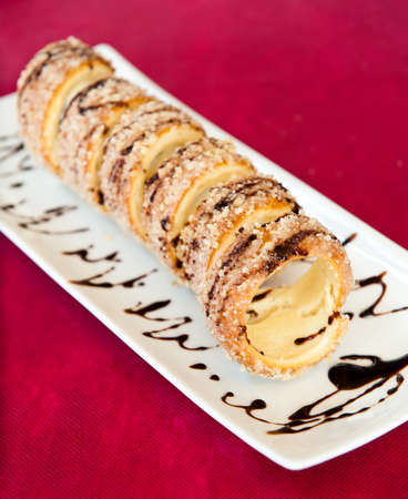 Hungarian biscuits with chocolate