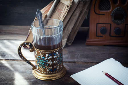 Still life with teaの写真素材