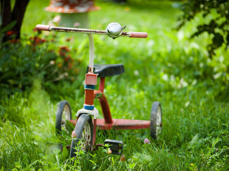 Children tricycleの写真素材