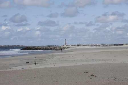 Nice beach day for a nice walkの写真素材