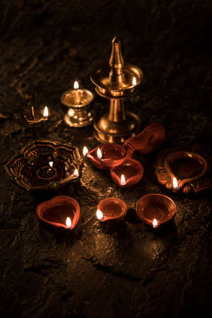 beautiful diwali lighting, selective focusの写真素材