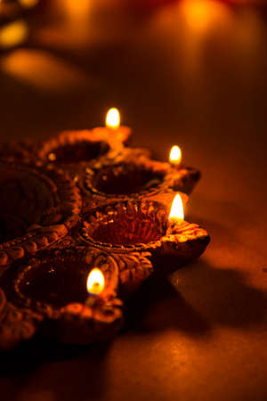 beautiful diwali lighting, selective focusの写真素材