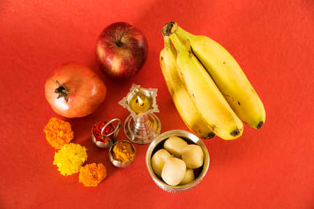 Asafoetida cake and powder or Hing or Heeng which is an important ingredient in Indian food recipes with big wooden spoon and mortar, selective focusの写真素材