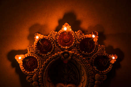 beautiful diwali lighting, selective focusの写真素材