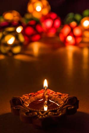 beautiful diwali lighting, selective focusの写真素材