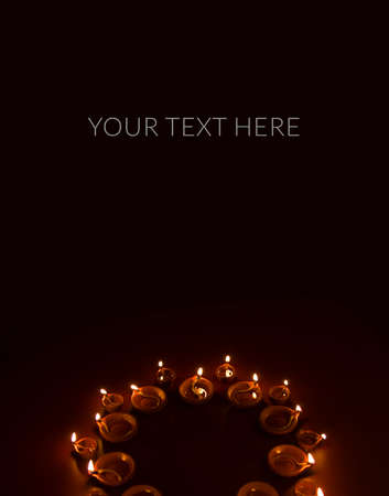 beautiful diwali lighting, selective focusの写真素材