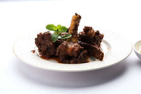 Bhuna  Mutton / Bhuna Gosht / Indian lamb curry