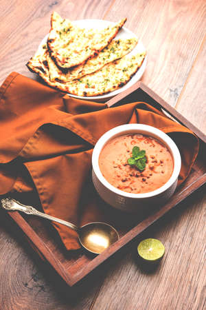 Dal makhani or dal makhni is a popular food from Punjab / India made using  whole black lentil, red...