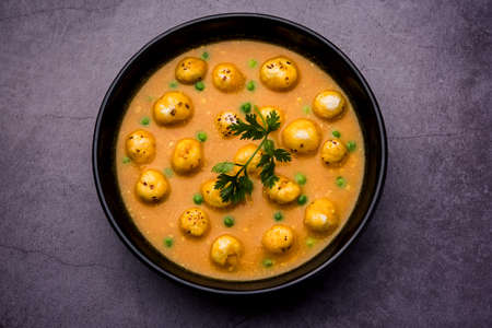 Phool Makhana Matar Gravy Sabzi or Lotus Seeds peas curry is an Indian recipe