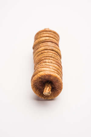 Dried Figs or Anjeer fruit from India is a healthy nutritional foodの写真素材