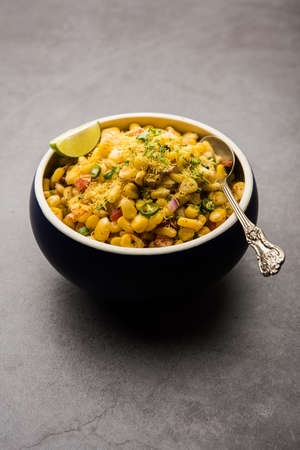 Indian Sweet Corn Chat or Chat is an easy to make snack recipe, served in a bowl or Plate. Selective...