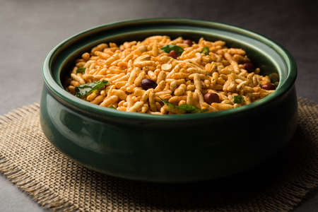 Puffed Rice Chivda is a savory and spicy bhel item made using murmura or murpure, Indian Food