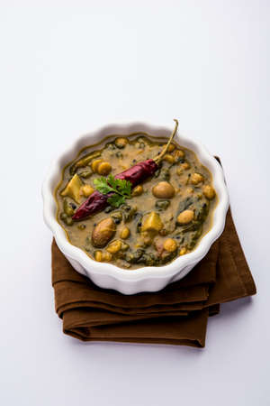 Healthy Dal Palak or yellow Toor Spinach DaalÂ recipe also known as Patal Bhaji in India, served...