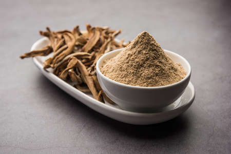 dry mango powder also known as Amchoor or Amchur, it's an Indian Spice with dried fruit