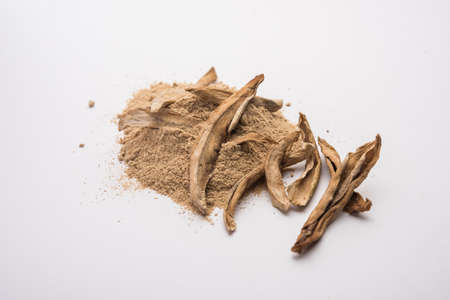 dry mango powder also known as Amchoor or Amchur, it's an Indian Spice with dried fruit