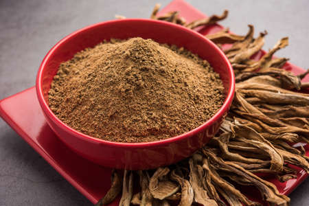 dry mango powder also known as Amchoor or Amchur, it's an Indian Spice with dried fruit