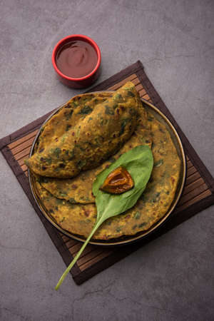 Palak ParathaÂ is a delicious and healthy and tasty Indian flatbread made from mildly spiced whole...