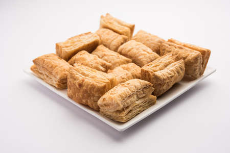 KhariÂ Puff biscuit orÂ crispyÂ pastry is an Indian tea time snack