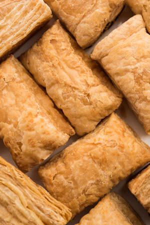 KhariÂ Puff biscuit orÂ crispyÂ pastry is an Indian tea time snackの写真素材