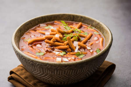 Sev BhajiÂ orÂ Shev Sabji or Kathiyavadi Dhaba StyleÂ GathiyaÂ nu shaak -Â spicy, sweet...