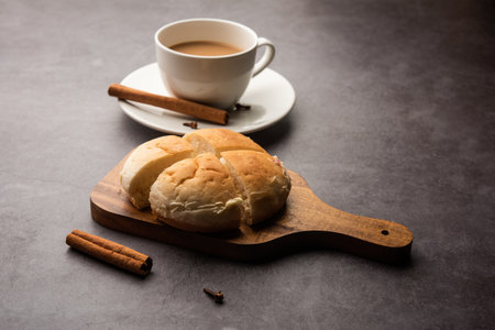 bun-maskaÂ Tea or bun Maska chaiÂ combo features a slightly sweet bun studded with raisins that...