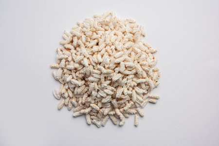 Popped Rice or Nel Pori also known as Puffed Lahi or Karthigai Poriの写真素材